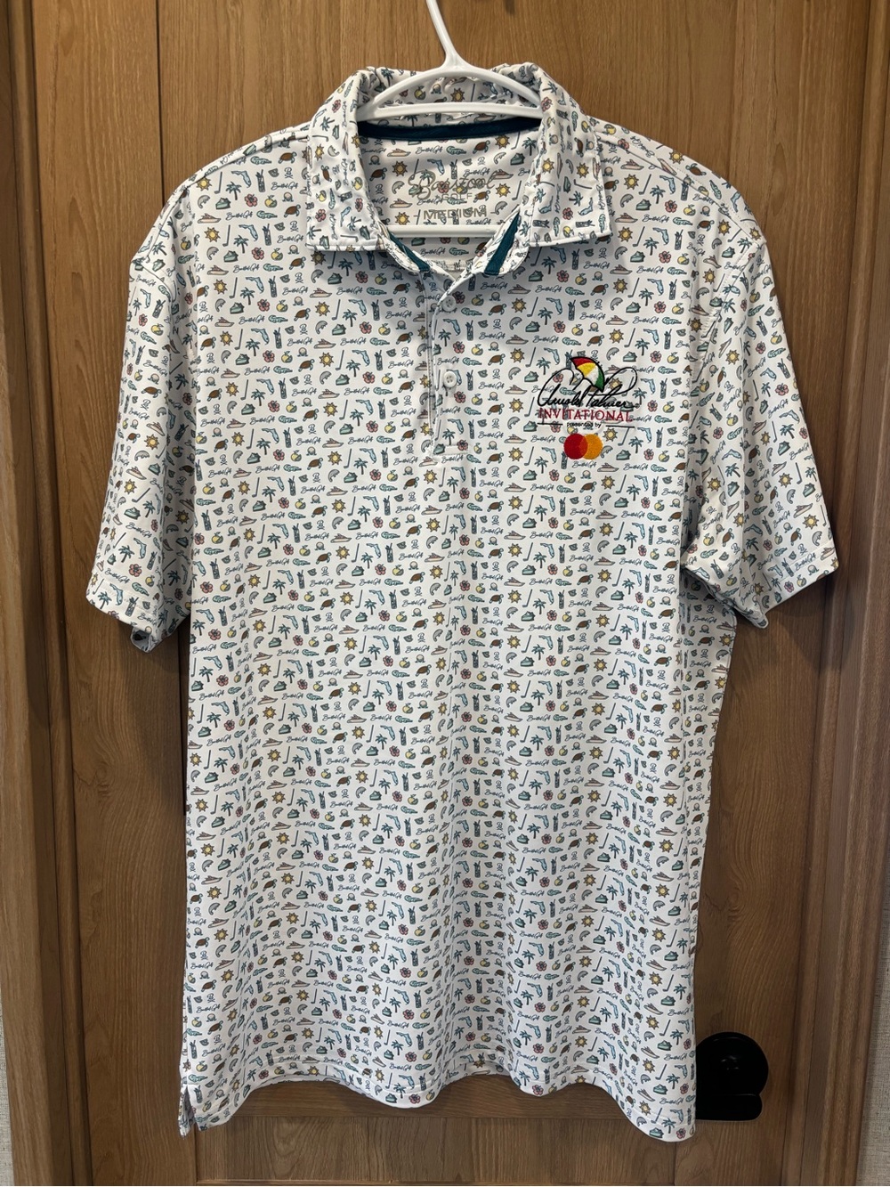 Barstool Golf White Arnold Palmer Invitational Men New Florida Icons Polo Size M